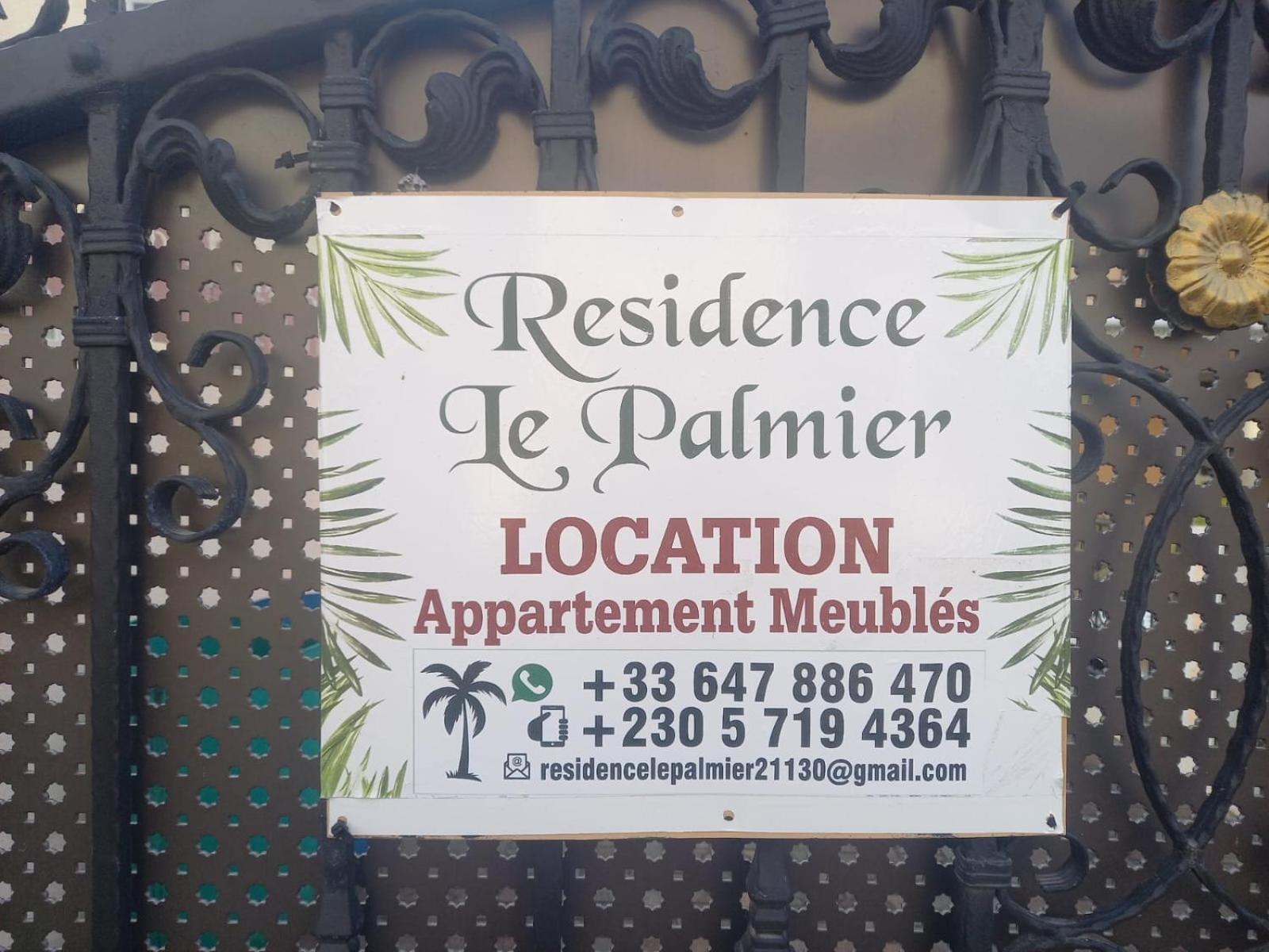 Residence Le Palmier Mont-Choisy Exterior foto